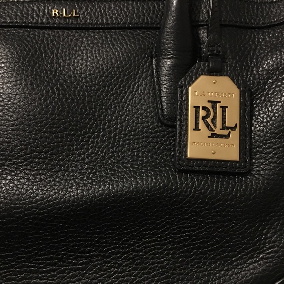 Ralph Lauren Black Leather Handbag - Picture 3 of 7